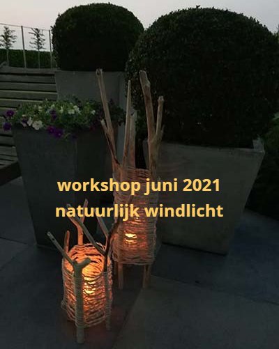 workshop tuindecoratie windlicht Gistel Oostende Brugge Sijsele Ardooie Roeselare